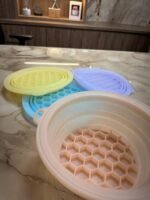 Foldable Silicon Face Ice Wash Bowl - Image 2